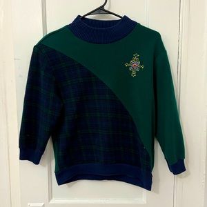 Vintage Preppy Cricket Lane Top - M